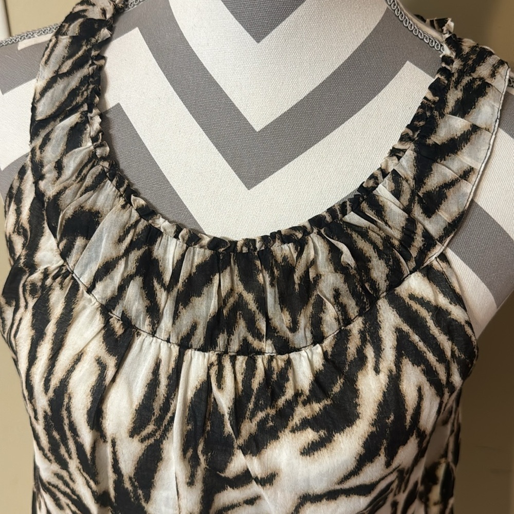 Animal Print Talbots Camisole- Size 8P - Picture 2 of 8